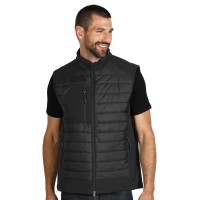 PARKER VEST, workwear bodywarmer, black