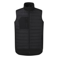 PARKER VEST, workwear bodywarmer, black