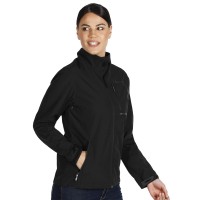 RALLY WOMEN, women's softshell jacket, black