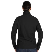 RALLY WOMEN, women's softshell jacket, black