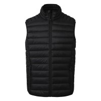 RINO VEST, light padded bodywarmer, black