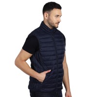RINO VEST, light padded bodywarmer, blue