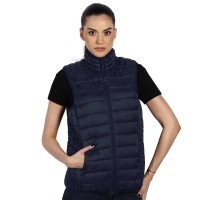 RINO VEST WOMEN, light padded bodywarmer, blue