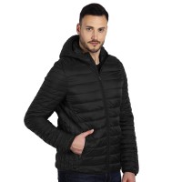 RINO HOODY, hooded jacket, black