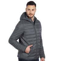 RINO HOODY, hooded jacket, dark gray