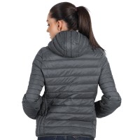 RINO HOODY WOMEN, women's hooded jacket, dark gray