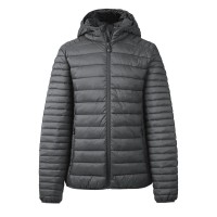 RINO HOODY WOMEN, women's hooded jacket, dark gray