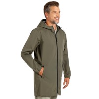 ARIGATO, recycled polyester raincoat, olive
