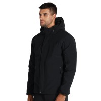 TROOPER, softshell jacket with detachable hood, black
