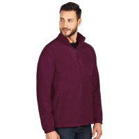 POLARIS, unisex polar fleece sweatshirt, burgundy