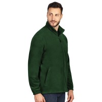 POLARIS, unisex polar fleece sweatshirt, green