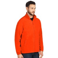 POLARIS, unisex polar fleece sweatshirt, orange