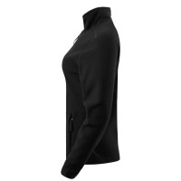 POLARIS LADY, women's polar fleece jacket/sweatshirt, black