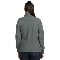 POLARIS LADY, women's polar fleece jacket/sweatshirt, ash