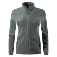 POLARIS LADY, women's polar fleece jacket/sweatshirt, ash