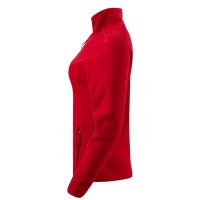 POLARIS LADY, women's polar fleece jacket/sweatshirt, red