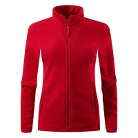 POLARIS LADY, women's polar fleece jacket/sweatshirt, red