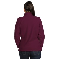 POLARIS LADY, women's polar fleece jacket/sweatshirt, burgundy