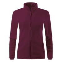 POLARIS LADY, women's polar fleece jacket/sweatshirt, burgundy