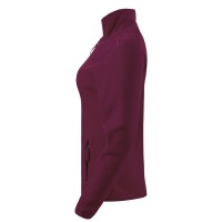 POLARIS LADY, women's polar fleece jacket/sweatshirt, burgundy