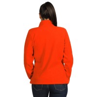 POLARIS LADY, women's polar fleece jacket/sweatshirt, orange