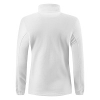 POLARIS LADY, women's polar fleece jacket/sweatshirt, white