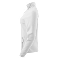 POLARIS LADY, women's polar fleece jacket/sweatshirt, white