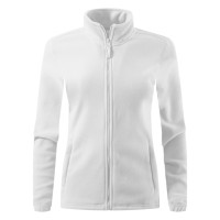 POLARIS LADY, women's polar fleece jacket/sweatshirt, white