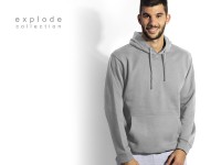 CHAMP, unisex hooded sweatshirt, gray