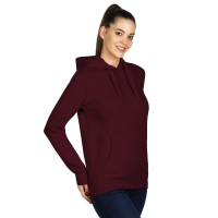 CHAMP, unisex hooded sweatshirt, burgundy