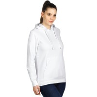 CHAMP, unisex hooded sweatshirt, white