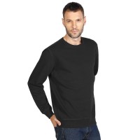 ABSOLUT, organic cotton sweatshirt, 280 g/m2, black