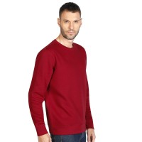 ABSOLUT, organic cotton sweatshirt, 280 g/m2, red