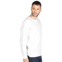 ABSOLUT, organic cotton sweatshirt, 280 g/m2, white