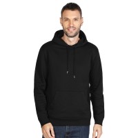 ABSOLUT HOODY, organic cotton hooded sweatshirt, 280 g/m2, black