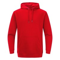 ABSOLUT HOODY, organic cotton hooded sweatshirt, 280 g/m2, red
