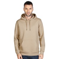 ABSOLUT HOODY, organic cotton hooded sweatshirt, 280 g/m2, light brown