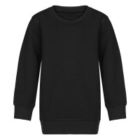 SPRING KID, kids' sweatshirt, round neck, 280 g/m2, black