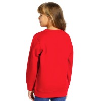 SPRING KID, kids' sweatshirt, round neck, 280 g/m2, red