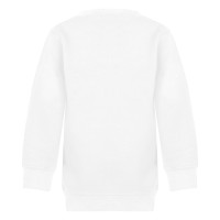 SPRING KID, kids' sweatshirt, round neck, 280 g/m2, white