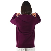ABSOLUT HOODY 350, organic cotton hooded sweatshirt, 350 g/m2, plum