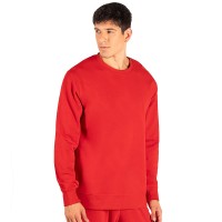 TERRY MEN, crewneck sweatshirt, 280 g/m2, red
