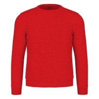 TERRY MEN, crewneck sweatshirt, 280 g/m2, red