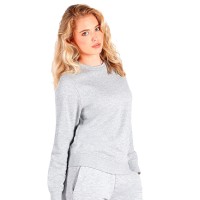 TERRY LADY, crewneck sweatshirt, 280 g/m2, ash