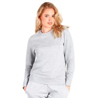 TERRY LADY, crewneck sweatshirt, 280 g/m2, ash