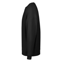 BIG, unisex crew neck organic cotton sweatshirt, 300 g/m2, black