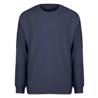 BIG, unisex crew neck organic cotton sweatshirt, 300 g/m2, blue