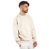 BIG, unisex crew neck organic cotton sweatshirt, 300 g/m2, light brown
