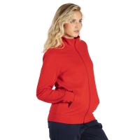 SPINNER, unisex zipped sweatshirt, 280 g/m2, red