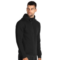 REBOUND, hooded sweatshirt, 300 g/m2, black